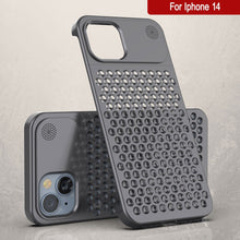 Load image into Gallery viewer, Coque PunkCase en alliage d&#39;aluminium pour iPhone 14 [Série Fortifier Extreme] Coque ultra résistante [Gris]
