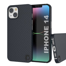 Load image into Gallery viewer, Coque en fibre de carbone Punkcase pour iPhone 14 [Série AramidShield] Ultra fine et légère en Kevlar
