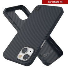 Load image into Gallery viewer, Coque en fibre de carbone Punkcase pour iPhone 14 [Série AramidShield] Ultra fine et légère en Kevlar
