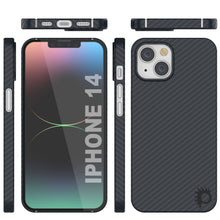 Load image into Gallery viewer, Coque en fibre de carbone Punkcase pour iPhone 14 [Série AramidShield] Ultra fine et légère en Kevlar
