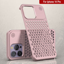 Load image into Gallery viewer, PunkCase pour iPhone 14 Pro Boîtier en alliage d&#39;aluminium [Série Fortifier Extrême] Coque ultra résistante [Or rose]
