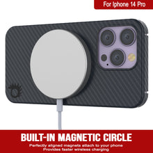 Charger l&#39;image dans la galerie, Punkcase pour iPhone 14 Pro Coque en fibre de carbone [Série Aramid MagShield] Ultra mince
