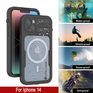 Coque étanche pour iPhone 14 [Série Alpine 2.0] [Ajustement fin] [Certifiée IP68] [Antichoc] [Noir]