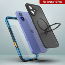 Load image into Gallery viewer, Coque étanche pour iPhone 16 Plus [Série Kickstud 2.0] Coque de protection IP68 avec protecteur d&#39;écran et béquille [Bleu]
