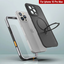 Load image into Gallery viewer, Coque étanche pour iPhone 16 Pro Max [Série Kickstud 2.0] Coque de protection IP68 avec protecteur d&#39;écran et béquille [Blanc]
