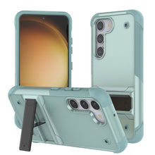 Charger l&#39;image dans la galerie, Coque Punkcase Galaxy S23+ Plus [Série Reliance] Coque de protection hybride de qualité militaire avec support intégré [Vert]
