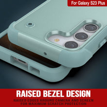 Charger l&#39;image dans la galerie, Coque Punkcase Galaxy S23+ Plus [Série Reliance] Coque de protection hybride de qualité militaire avec support intégré [Vert]
