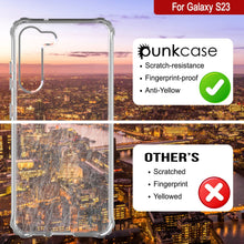 Charger l&#39;image dans la galerie, Étui PunkCase Galaxy S23 [Série Acrylique Transparente] pour Galaxy S23 5G (6,1&quot;) (2023) [Transparent]
