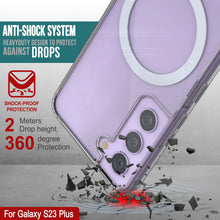 Charger l&#39;image dans la galerie, Étui de chargement sans fil magnétique Punkcase Galaxy S23 Plus [Série ClearMag]
