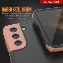Charger l&#39;image dans la galerie, Punkcase Galaxy S21 Case [Mirage Series] Heavy Duty Phone Cover (Gold) 
