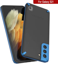 Charger l&#39;image dans la galerie, Punkcase Galaxy S21 Case [Mirage Series] Heavy Duty Phone Cover (Blue) (Color in image: Red)
