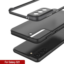 Charger l&#39;image dans la galerie, Punkcase Galaxy S21 Case [Mirage Series] Heavy Duty Phone Cover (Black) (Color in image: Red)
