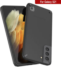 Charger l&#39;image dans la galerie, Punkcase Galaxy S21 Case [Mirage Series] Heavy Duty Phone Cover (Black) (Color in image: Blue)
