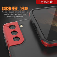 Charger l&#39;image dans la galerie, Punkcase Galaxy S21 Case [Mirage Series] Heavy Duty Phone Cover (Red) 
