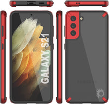 Charger l&#39;image dans la galerie, Punkcase Galaxy S21 Case [Mirage Series] Heavy Duty Phone Cover (Red) 

