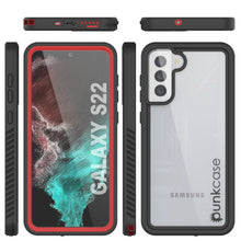 Charger l&#39;image dans la galerie, Galaxy S22 Water/ Shock/ Snowproof [Extreme Series] Slim Screen Protector Case [Red] (Color in image: Teal)
