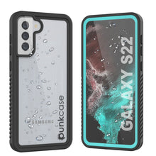 Charger l&#39;image dans la galerie, Galaxy S22 Water/ Shock/ Snowproof [Extreme Series]  Screen Protector Case [Teal] (Color in image: Teal)
