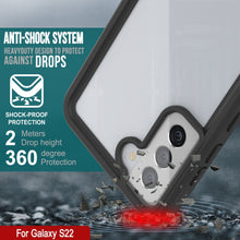 Load image into Gallery viewer, Galaxy S22 Water/ Shock/ Snow/ dirt proof [Extreme Series] Slim Case [Light Blue] (Color in image: Black)
