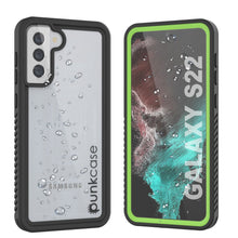 Charger l&#39;image dans la galerie, Galaxy S22 Water/ Shockproof [Extreme Series] Screen Protector Case [Light Green] (Color in image: Light Green)
