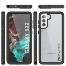 Charger l&#39;image dans la galerie, Galaxy S22 Water/ Shockproof [Extreme Series] With Screen Protector Case [Black] (Color in image: Red)
