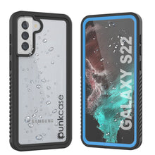 Load image into Gallery viewer, Galaxy S22 Water/ Shock/ Snow/ dirt proof [Extreme Series] Slim Case [Light Blue] (Color in image: Light blue)
