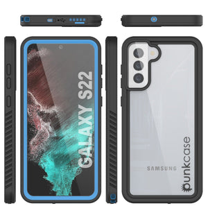 Galaxy S22 Water/ Shock/ Snow/ dirt proof [Extreme Series] Slim Case [Light Blue] (Color in image: Red)