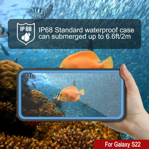 Galaxy S22 Water/ Shock/ Snow/ dirt proof [Extreme Series] Slim Case [Light Blue] (Color in image: Purple)