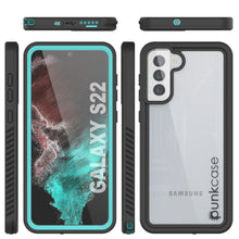 Charger l&#39;image dans la galerie, Galaxy S22 Water/ Shock/ Snowproof [Extreme Series]  Screen Protector Case [Teal] (Color in image: Pink)
