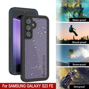 Galaxy S23 FE Étanche/ Antichoc [Série extrême] avec étui protecteur d'écran [Bleu marine]