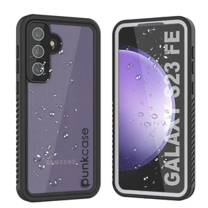 Galaxy S23 FE Étui mince Punkcase [Série Extrême] Blanc - Résistant à l'eau, aux chocs, à la neige et à la saleté.