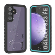 Charger l&#39;image dans la galerie, Coque de protection pour écran Galaxy S23 FE étanche/résistance aux chocs et à la neige [série extrême] [bleu sarcelle]
