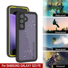 Charger l&#39;image dans la galerie, Galaxy S23 FE étanche / antichoc [Série Extrême] avec coque protectrice d&#39;écran [Jaune]
