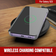 Charger l&#39;image dans la galerie, Étui Punkcase Galaxy S23 Reflector, couverture de protection rabattable [argent]
