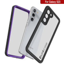 Charger l&#39;image dans la galerie, Coque de protection d&#39;écran mince résistante à l&#39;eau et aux chocs pour Galaxy S23 [Série Extrême] [Violet]
