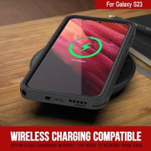 Charger l&#39;image dans la galerie, Galaxy S23 étui étanche / antichoc [série extrême] avec protecteur d&#39;écran [noir]
