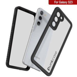Galaxy S23 étui étanche / antichoc [série extrême] avec protecteur d'écran [noir]