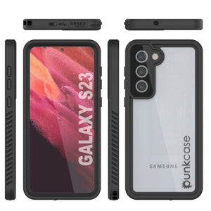 Galaxy S23 étui étanche / antichoc [série extrême] avec protecteur d'écran [noir]