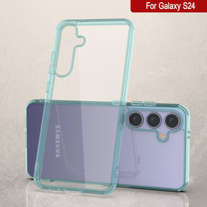 Coque Galaxy S25 [Série Acrylique Transparente] [Antidérapante] Pour Galaxy S25 [Sarcelle]