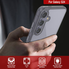 Load image into Gallery viewer, Coque Galaxy S25 [Série Acrylique Transparente] [Antidérapante] Pour Galaxy S25 [Gris]
