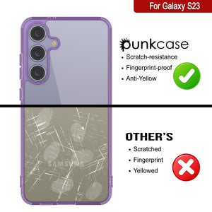 Coque Galaxy S25 [Série Acrylique Transparente] [Antidérapante] Pour Galaxy S25 [Violet]