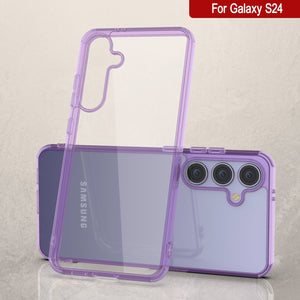 Coque Galaxy S25 [Série Acrylique Transparente] [Antidérapante] Pour Galaxy S25 [Violet]