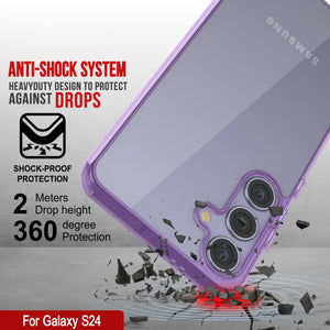 Coque Galaxy S25 [Série Acrylique Transparente] [Antidérapante] Pour Galaxy S25 [Violet]