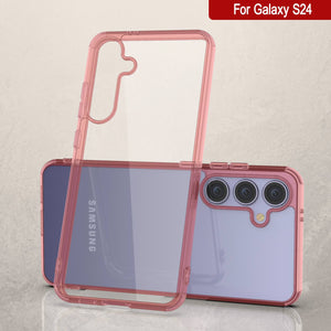 Étui de chargement sans fil magnétique pour Galaxy S25 [Série acrylique transparente] [Antidérapant] pour Galaxy S25 [Sarcelle]