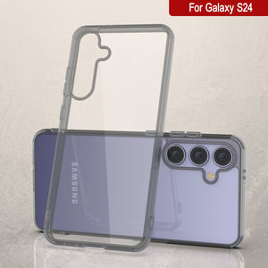 Coque Galaxy S25 [Série Acrylique Transparente] [Antidérapante] Pour Galaxy S25 [Gris]