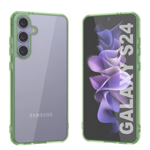 Load image into Gallery viewer, Coque Galaxy S25 [Série Acrylique Transparente] [Antidérapante] Pour Galaxy S25 [Vert]
