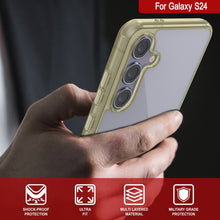 Load image into Gallery viewer, Coque Galaxy S25 [Série Acrylique Transparente] [Antidérapante] Pour Galaxy S25 [Jaune]
