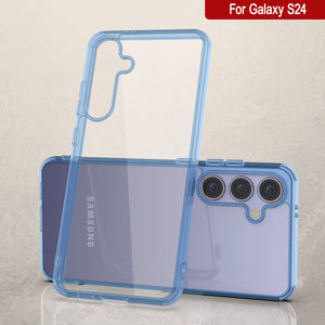 Coque Galaxy S25 [Série Acrylique Transparente] [Antidérapante] Pour Galaxy S25 [Bleu]