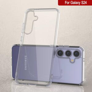 Étui de chargement sans fil magnétique pour Galaxy S25 [Série acrylique transparente] [Antidérapant] pour Galaxy S25 [Transparent]