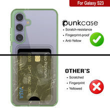 Load image into Gallery viewer, Case de support de carte Galaxy S24 [Série Crystal CardsLot] [Slim Fit] [Green]

