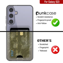 Load image into Gallery viewer, Case de support de carte Galaxy S24 [Série Crystal CardsLot] [Slim Fit] [Gray]
